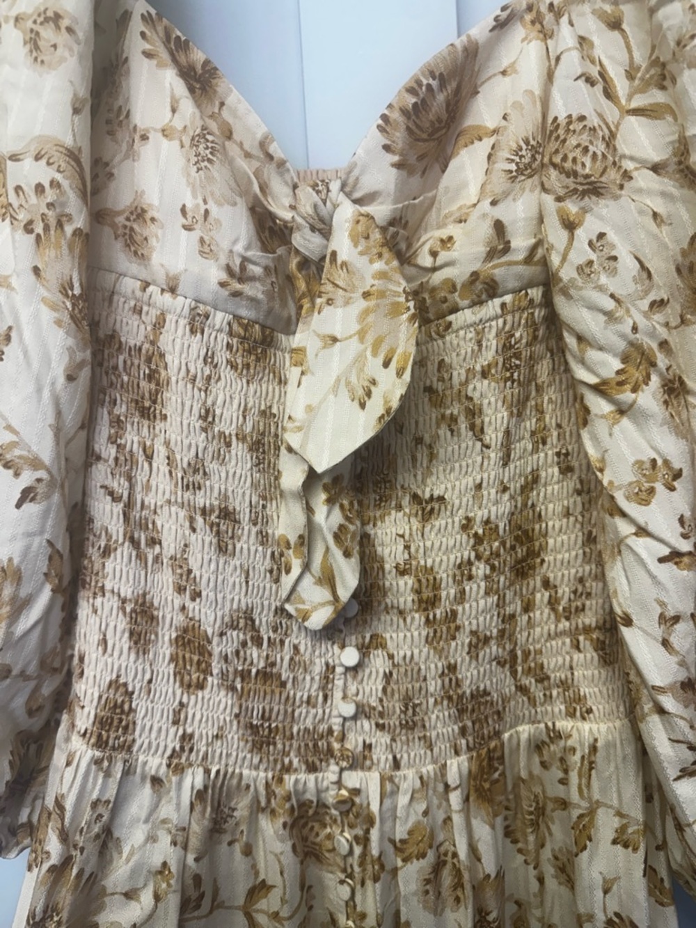 Significant Other Floral Maxi Dress Size 4 - Picture 6 of 7